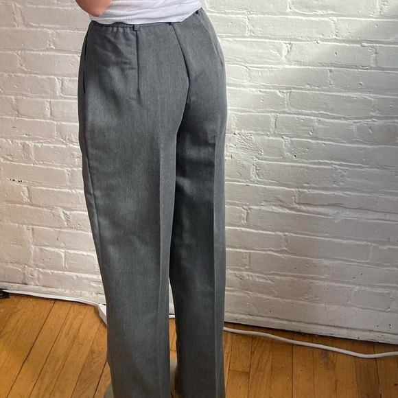 Vintage 90s Dark Grey Trousers - Picture 3 of 3